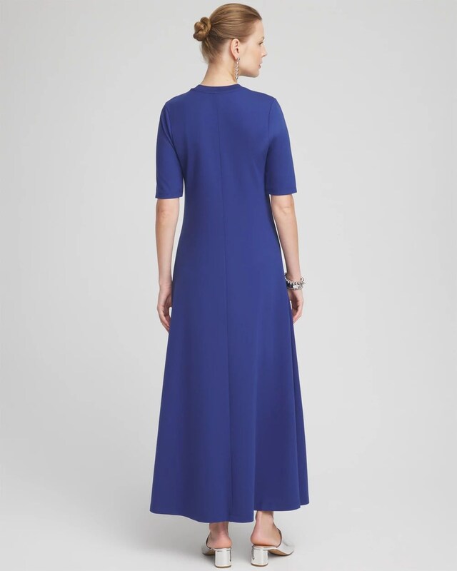 Ponte Rib Trim Maxi Dress - image 3